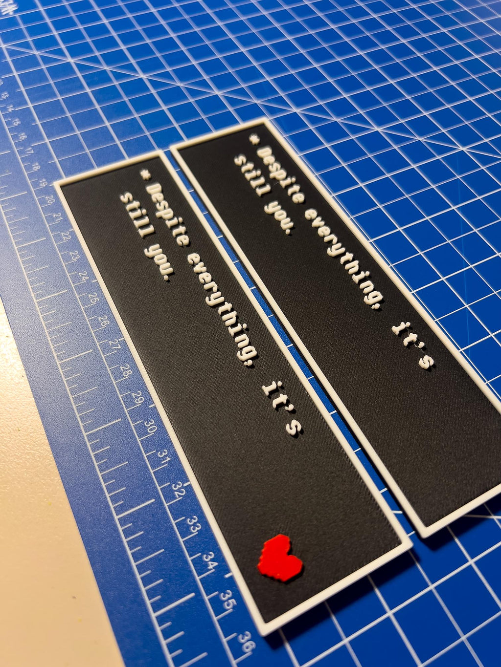 Undertale Quote Plate - “Despite Everything It’s Still You” – Gamer Desk Decor Gift